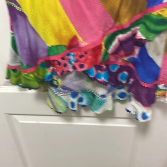 Colorful vintage jams world maxi skirt - Picture 3 of 4